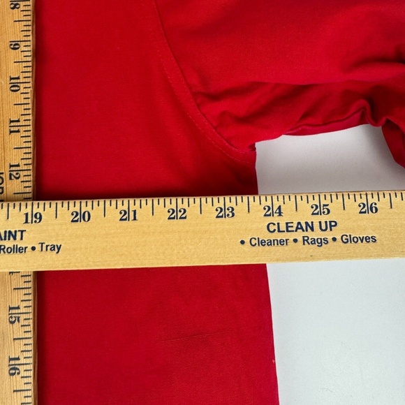 Vintage Eddie Bauer Womens Size L Goose Down Chore Barn Coat Parka Red *Read - Picture 5 of 16